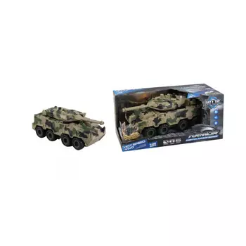 Танк 1:28 инерц.на батар.(свет,звук)в коробке KLX700-9A