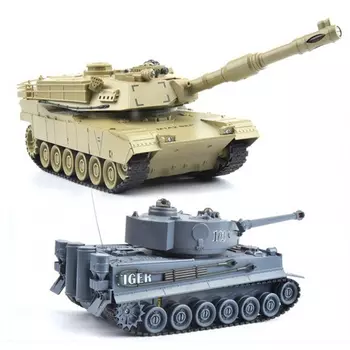 Танковый бой 1:28 на РУ (свет,звук) в коробке 99822