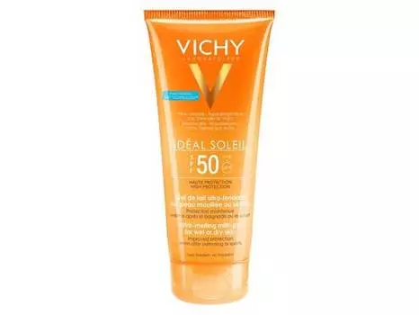 Тающая эмульсия с технологией нанесения на влаж.кожу SPF50 Vichy Capital Ideal Soleil 200мл
