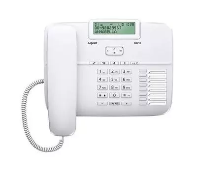 Телефон проводной Gigaset DA710 белый