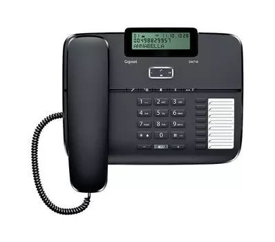 Телефон проводной Gigaset DA710 черный