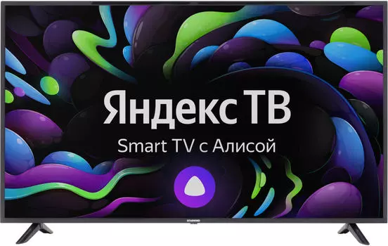 Телевизор Starwind 58" SW-LED58UB401 Яндекс.ТВ темно-серый