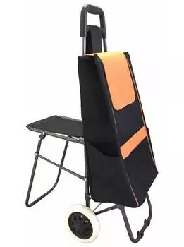 Тележка с сумкой C201, 25кг (3 кармана)