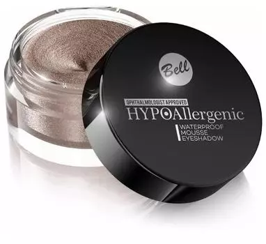 Тени для век кремовые Bell Hypo Hypoallergenic Waterproof Mousse Eyeshadow Тон 01