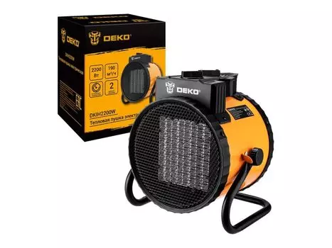Тепловая пушка электрическая DEKO DKIH2200W, 2200Вт