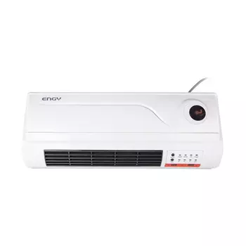 Тепловентилятор Engy N08 настенный, 2000Вт, ПДУ, LCD экран