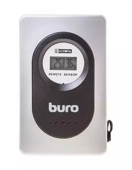 Термометр Buro H999E/G/T серебристый/черный