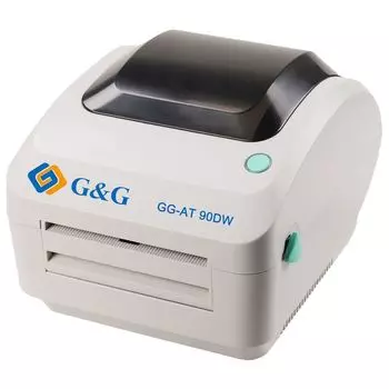 Термопринтер G&amp;G GG-AT-90DW-U (для печ.накл.) стационарный белый