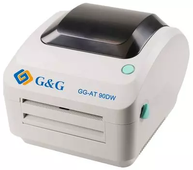 Термопринтер G&amp;G GG-AT-90DW-WE (для печ.накл.) стационарный белый