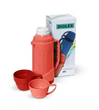 Термос Diolex DXP-600-1R 0,6л