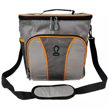 Термосумка Leonord ML15202, 20л, р-р: 30x22x30см, цвет: серый+оранжевый