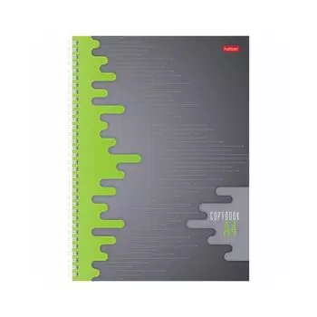 Тетрадь А4 80 л. HATBER гребень, клетка, обложка твердая, срез 5 цветов, "Эквалайзер", 80Тт4В1гр_20858 (20 шт.)