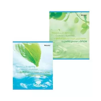 Тетрадь А5, 48 л., BRAUBERG ЭКО, клетка, обложка картон, ЭКОЛОГИЯ, 401284, (30 шт.)