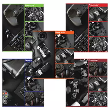 Тетрадь А5, 48 л., BRAUBERG ЭКО, клетка, обложка картон, ОФИС, 403018, (30 шт.)