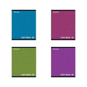 Тетрадь А5, 96 л., BRAUBERG ЭКО, клетка, обложка картон, МОНОХРОМ 2, 402055, (21 шт.)