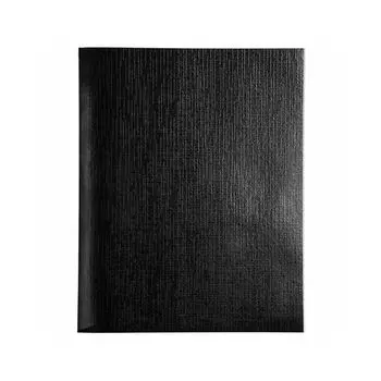 Тетрадь бумвинил А5 48 л. скоба, офсет №1, клетка, "Черная Metallic", HATBER, 48Т5бвВ1 (100 шт.)