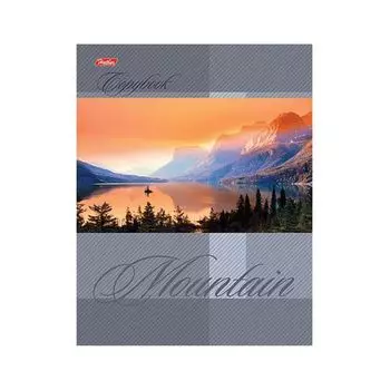 Тетрадь на кольцах, 240 л., HATBER, ламинированная обложка, Горное озеро, 240ТК5В1 13738, T199619