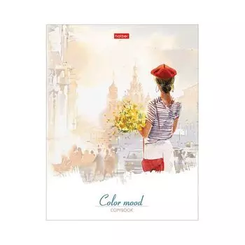 Тетрадь на кольцах А5 (175х220 мм), 160 л., картонная обложка, клетка, HATBER, "Beautiful", 160ТК5В1_22169