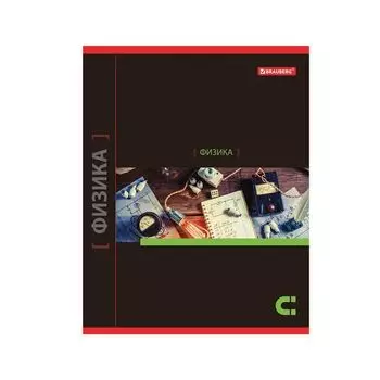 Тетрадь предметная NAVIGATOR 48л, выборочный лак, ФИЗИКА, клетка, подсказ, BRAUBERG (20 шт.)