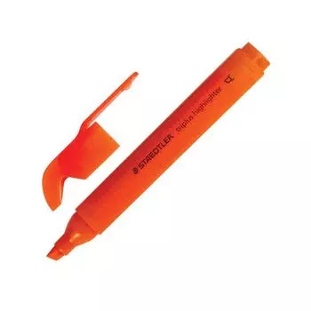Текстовыделитель STAEDTLER (Германия) "Triplus", НЕОН ОРАНЖЕВЫЙ, трехгранный, линия 2-5 мм, 3654-4 (10 шт.)