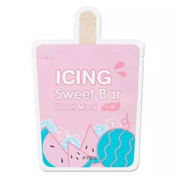 Тканевая маска с экстрактом арбуза A'PIEU Icing Sweet Bar Sheet Mask Watermelon