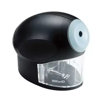 Точилка электрическая KW-trio, питание от сети 220 В, корпус овальный, цвет черный, -30H2