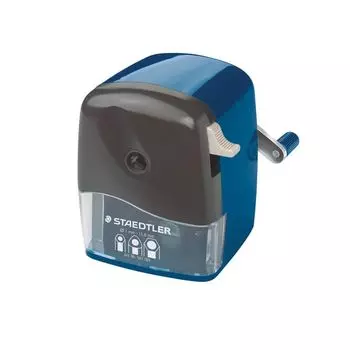 Точилка механическая STAEDTLER (Германия) Mars, с контейнером, металлический механизм, 501 180