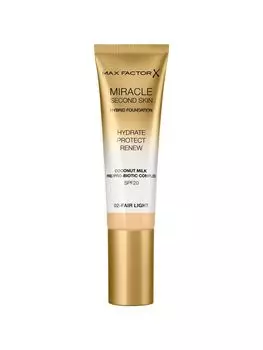 Tональная основа Max Factor Miracle Second Skin Тон 02 fair light
