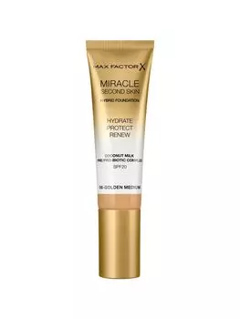 Tональная основа Max Factor Miracle Second Skin Тон 06 golden medium