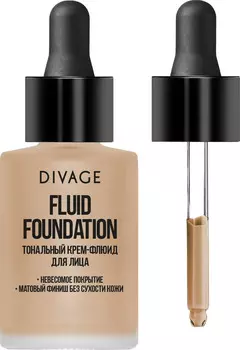 Тональный крем-флюид для лица Divage Fluid Foundation № 03