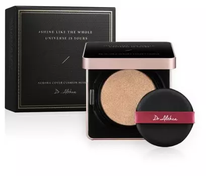 Тональный кушон DR. ALTHEA оттенок 21 Aurora Cover Cushion Moisture SPF 50+ PA +++ (13) 15 гр2шт