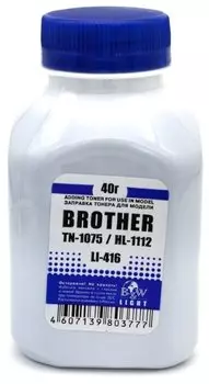 Тонер Black&amp;White LI-416 для Brother (фл. 40г)