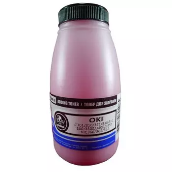 Тонер Black&amp;White OPR-801M-50 для Oki (фл. 50г) Magenta