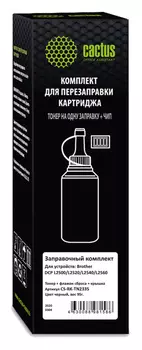 Тонер Cactus CS-RK-TN2335 черный туба 95гр. (в компл.:флажок) Brother DCP L2500/L2520/L2540/L2560