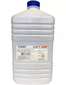 Тонер Cet CE38-K/CE38-D CET111068579 черный бутылка 579гр. (в компл.:девелопер) для принтера KONICA MINOLTA Bizhub C227/287