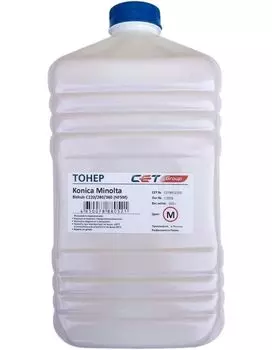 Тонер Cet NF5M CET8812500 пурпурный бутылка 500гр. для принтера Konica Minolta Bizhub C220/280/360