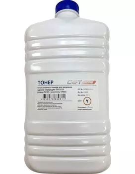 Тонер Cet NF6Y/NF6D CET8521Y-527 желтый бутылка 527гр. (в компл.:девелопер) для принтера Konica Minolta Bizhub C224/284/364