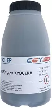Тонер Cet PK208 OSP0208K-50 черный бутылка 50гр. для принтера Kyocera Ecosys M5521cdn/M5526cdw/P5021cdn/P5026cdn
