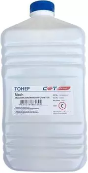 Тонер Cet Type 516 CET8065500 голубой бутылка 500гр. для принтера Ricoh Aficio MPC2030/4000/5000
