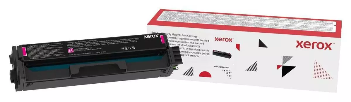 Тонер картридж 006R04385 стандартной емкости для Xerox C230/C235 Magenta 1500 стр (эквивалент артикулу 006R04389), нужен чип