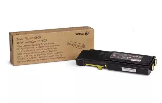 Тонер картридж 106R02247 для Xerox Phaser 6600/ WC6605, Желтый, 2000 стр (эквивалент артикулу 106R02251), нужен чип