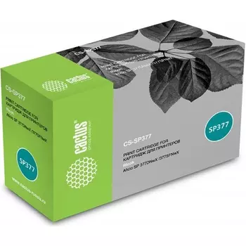 Тонер Картридж Cactus 50F0XA0/50F5X0E CS-SP377 черный (6400стр.) для Ricoh Aficio SP 377DNwX/377SFNw