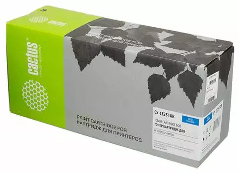 Тонер Картридж Cactus CS-CE251AR голубой для HP CLJ CP3525/CM3530 (7000стр.)