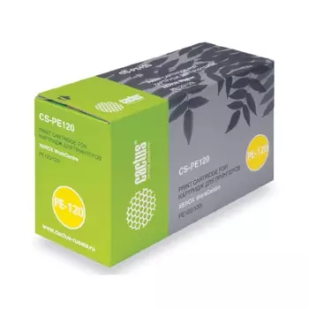 Тонер Картридж Cactus CS-PE120 013R00606 черный для Xerox WorkCentre pe120/pe120i (5000стр.)