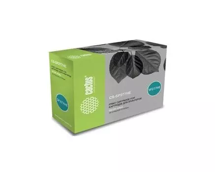 Тонер Картридж Cactus CS-SP277HE черный (2600стр.) для Ricoh Aficio SP 277NwX/SP 277SFNwX