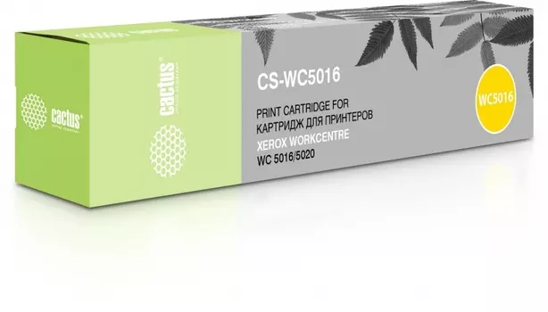 Тонер Картридж Cactus CS-WC5016 106R01277 черный x2уп. для Xerox WorkCentre 5016/5020