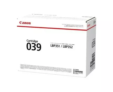 Тонер Картридж Canon 039BK 0287C001 черный (11000стр.) для Canon LBP-351