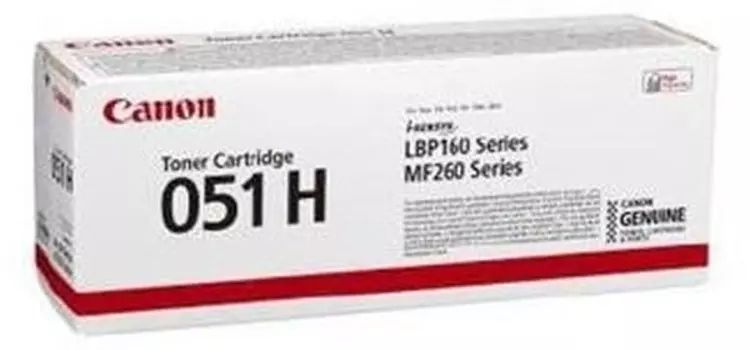 Тонер Картридж Canon 051 H 2169C002 черный (4100стр.) для Canon LBP162dw