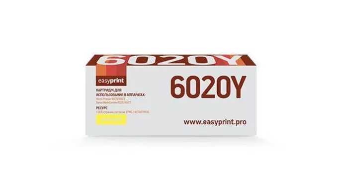 Тонер-картридж EasyPrint LX-6020Y Yellow