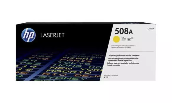 Тонер Картридж HP 508A CF362A желтый (5000стр.) для HP CLJ M552/M553
